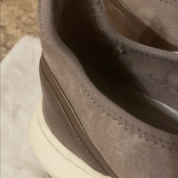 Vince Women’s Gray Suede Slip-On Shoes - Picture 7 of 9